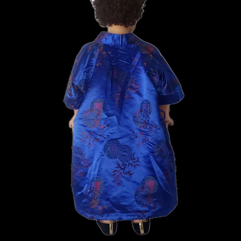 None blue kimono